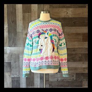 Colorful Unicorn Sweater